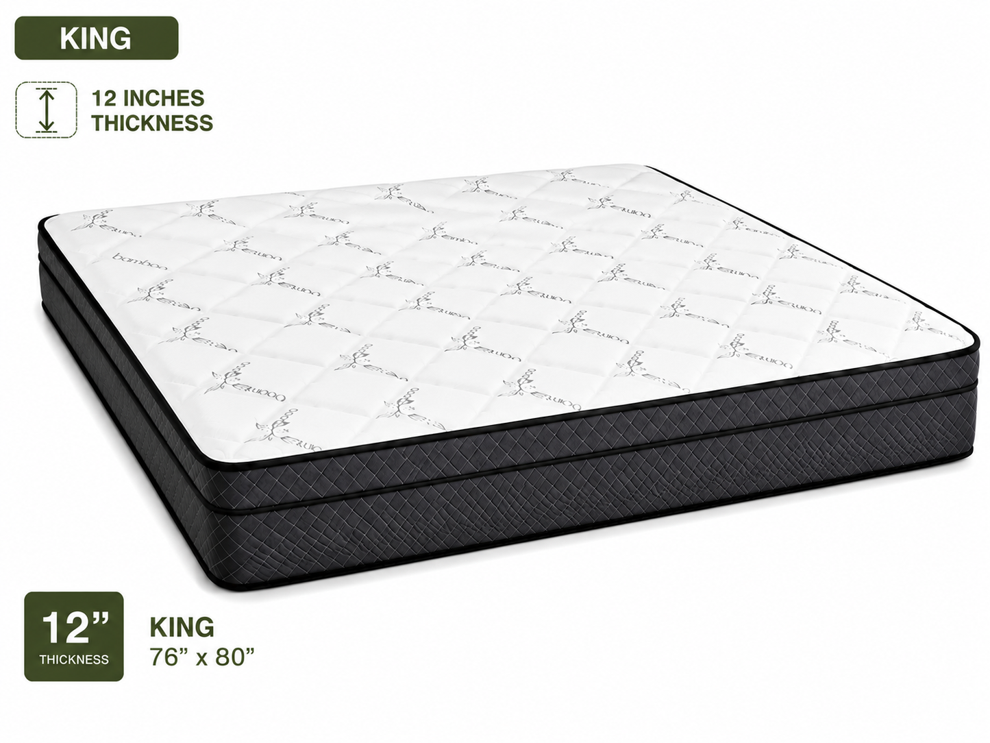Eurotop Spring Mattress | Medium Firm  Spring Hybrid Mattress