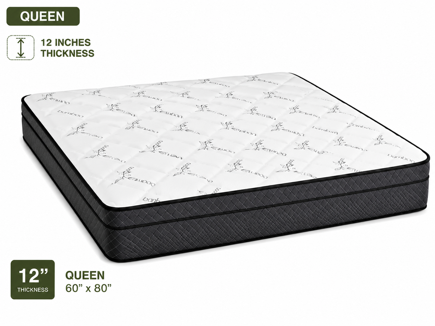 Eurotop Spring Mattress | Medium Firm  Spring Hybrid Mattress
