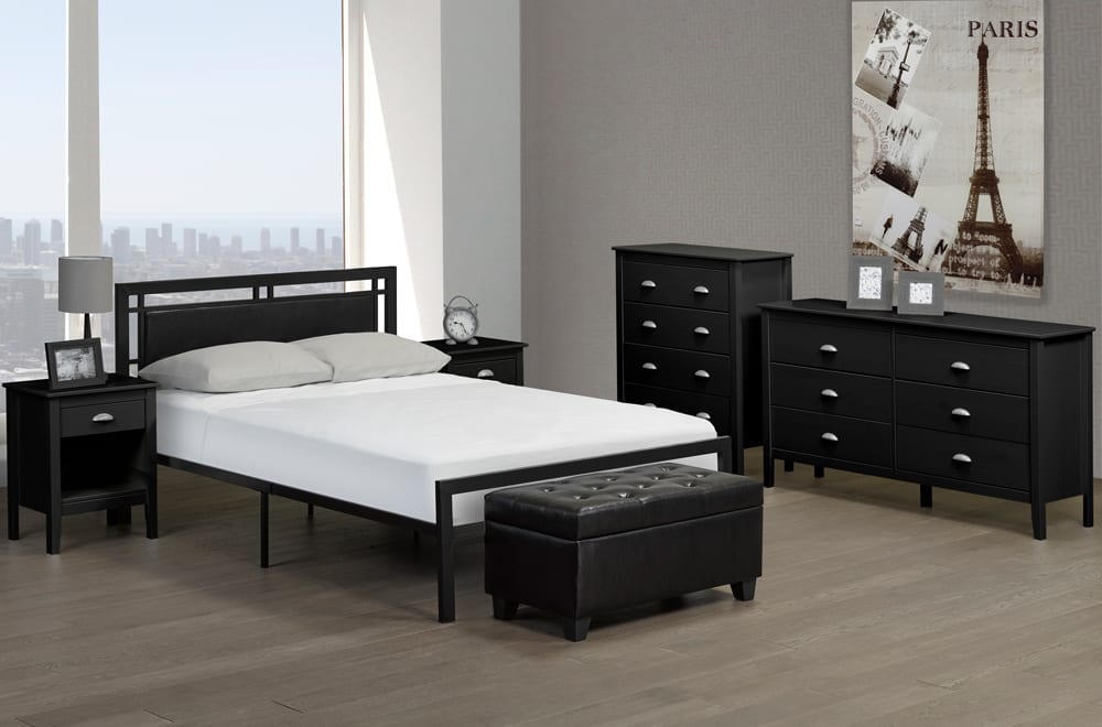 HR2201 Modern Metal Platform Bed