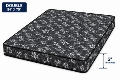 5-inch Basic Foam Mattress Double size (54 x 75 inches).