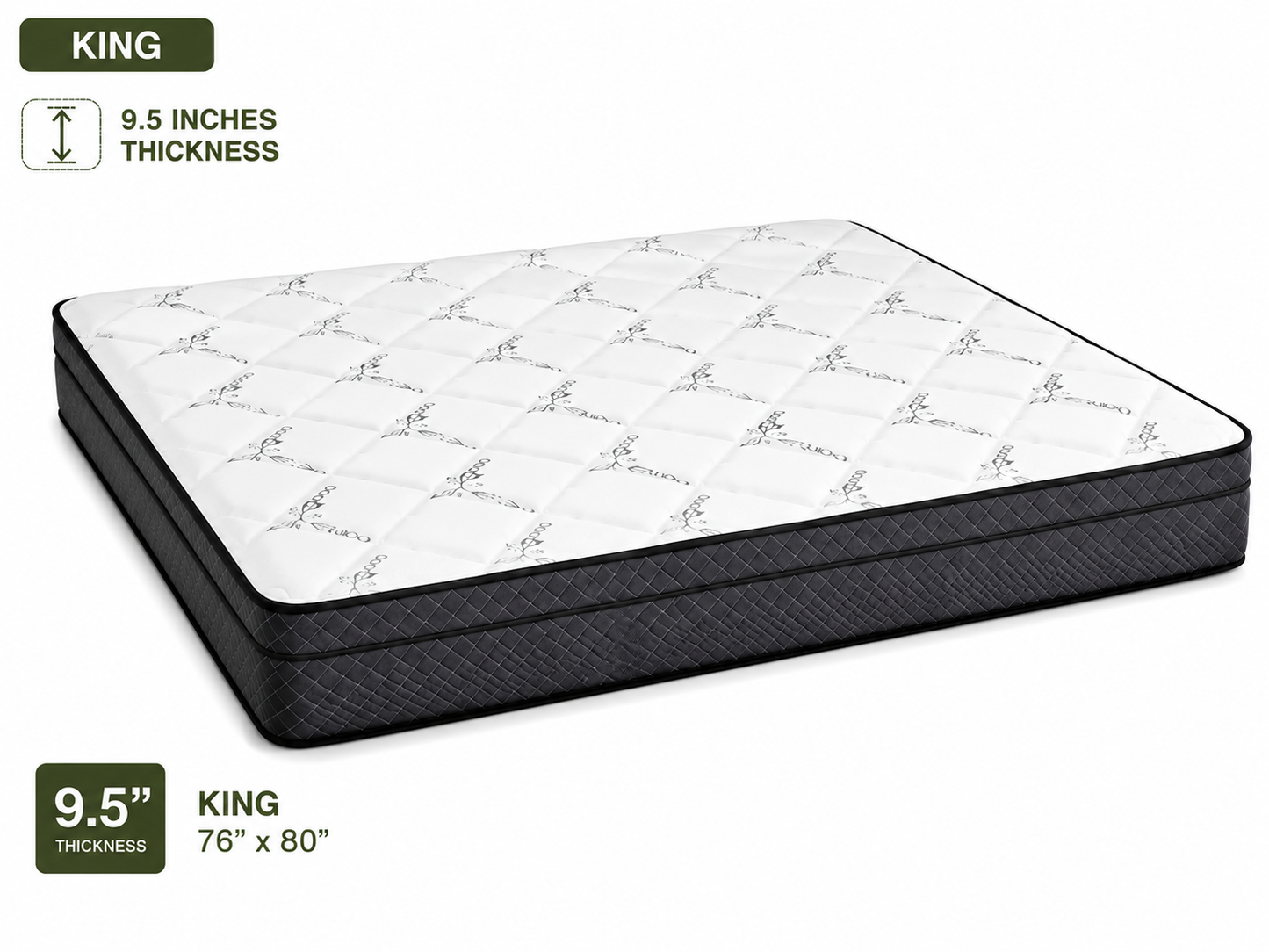 Eurotop Spring Mattress | Medium Firm  Spring Hybrid Mattress