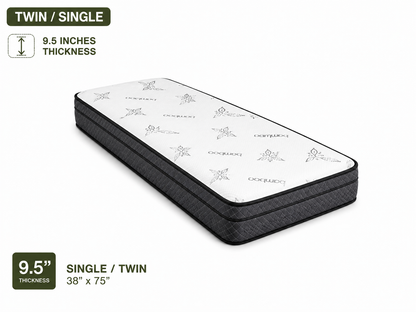 Eurotop Spring Mattress | Medium Firm  Spring Hybrid Mattress