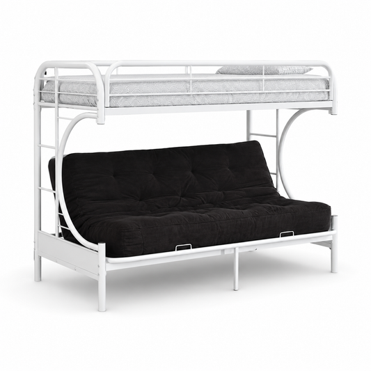 HR2800 bunk bed with convertible lower futon
