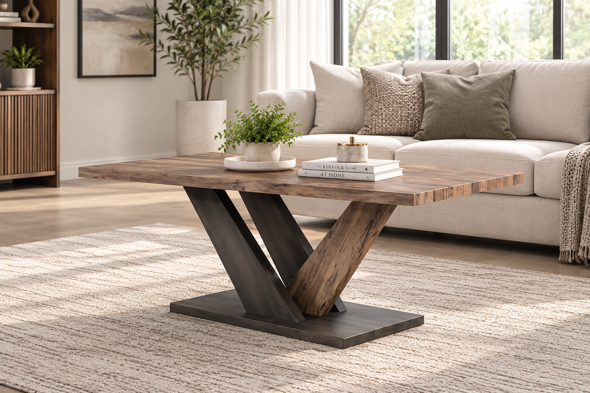 HR5066 Pedestal Coffee Table Set
