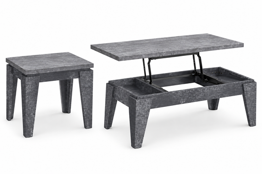 HR5135 Marble Finish Coffee Table Set