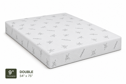 9 Inch Premium Soft Foam Mattress Double Size 54 x 75 Inches